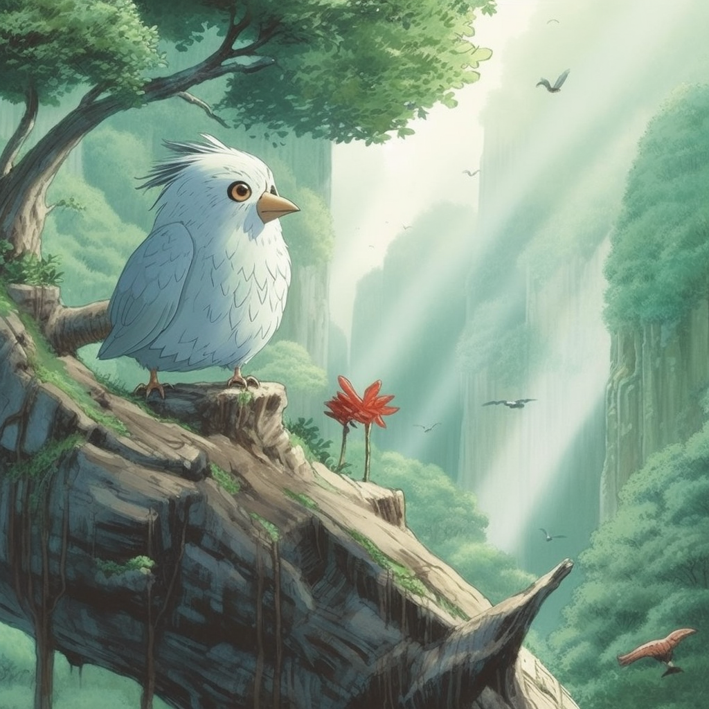 Illustration of a bird-like creature, symbolizing the mystery of Hayao Miyazaki's final film, 'How Do You Live?